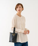 【HANES/ヘインズ】【長めの着丈は気になる腰周りをすっきりカバー】HANES Thermal for HER サーマルヘンリーロンＴ 長袖 無地 シンプル ドロップショルダー リングドット使い ヘムライン ❘ジーンズメイト公式オンラインショップ