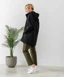 【BLUE STANDARD/ブルースタンダード】マルチファンクション フードハーフコート 撥水 防風 軽量 ビジカジ ビズ