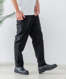 快適！スーパーストレッチイージーパンツ イージーケア 接触冷感 前開き ウエストゴム UVカット【Blue Standard:ブルースタンダード】