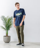 ZEROSTAIN プリントTシャツ 汗染みの目立ちにくいTシャツ 防汚 ＵＶカット ワーゲンバスライク フィッシング 釣り トラウト