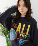 【CONVERSE/コンバース】パッチロゴ グラフィック スウェットトレーナー