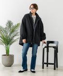 【C-FORT POINT/フォートポイント】リバーシブルスタンドブルゾン