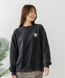 【C-FORT POINT/フォートポイント】ネコマフラー刺繍 スウェットトレーナー