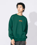 裏起毛 バック刺繍＆プリント クルーネックスウェット THRASHER スラッシャー　