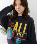 【CONVERSE/コンバース】パッチロゴ グラフィック スウェットトレーナー