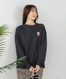 【C-FORT POINT/フォートポイント】ネコマフラー刺繍 スウェットトレーナー