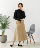 【C-FORT POINT/フォートポイント】カットシャーリング ボトルネックロンＴ