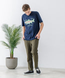 ZEROSTAIN プリントTシャツ 汗染みの目立ちにくいTシャツ 防汚 ＵＶカット ワーゲンバスライク フィッシング 釣り トラウト