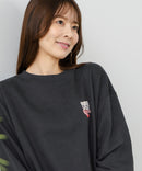 【C-FORT POINT/フォートポイント】ネコマフラー刺繍 スウェットトレーナー