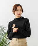 【C-FORT POINT/フォートポイント】カットシャーリング ボトルネックロンＴ