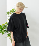 【SAVIER/サビアー】×【ZERO STAIN/ゼロステイン】コラボ Vガセット クルーネック Tシャツ