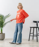 【DISCUS/ディスカス】カレッジロゴプリント ヘビーウェイトTシャツ ルーズシルエット