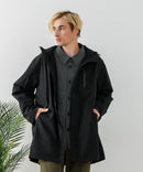 【BLUE STANDARD/ブルースタンダード】マルチファンクション フードハーフコート 撥水 防風 軽量 ビジカジ ビズ