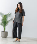 【汗染みの目立ちにくいTシャツ ZEROSTAIN/ゼロステイン】ロールカフサイドスリットTシャツ 撥水・UVカット機能付き レディース 快適Tシャツ zo