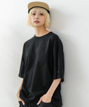 【SAVIER/サビアー】×【ZERO STAIN/ゼロステイン】コラボ Vガセット クルーネック Tシャツ