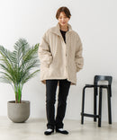 【C-FORT POINT/フォートポイント】リバーシブルスタンドブルゾン