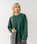 【U.S. POLO ASSN./ユーエスポロアッスン】【程よくゆとりを持たせたベーシックなシルエット】ワンポイントロゴ ダンボールスウェット ダンボールニット 軽量 ハリ感 美シルエット ❘ジーンズメイト公式オンラインショップ