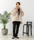 【C-FORT POINT/フォートポイント】リバーシブルスタンドブルゾン