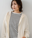 【C-FORT POINT/フォートポイント】裏毛 コクーン フルジップ パーカー