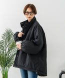 【C-FORT POINT/フォートポイント】リバーシブルスタンドブルゾン