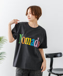 【C-FORT POINT/フォートポイント】カラフルロゴプリント ワイドシルエットTシャツ 韓国ファッション 部屋着 ワンマイル 春夏 ゆったり 綿100% ❘ジーンズメイト公式オンラインショップ