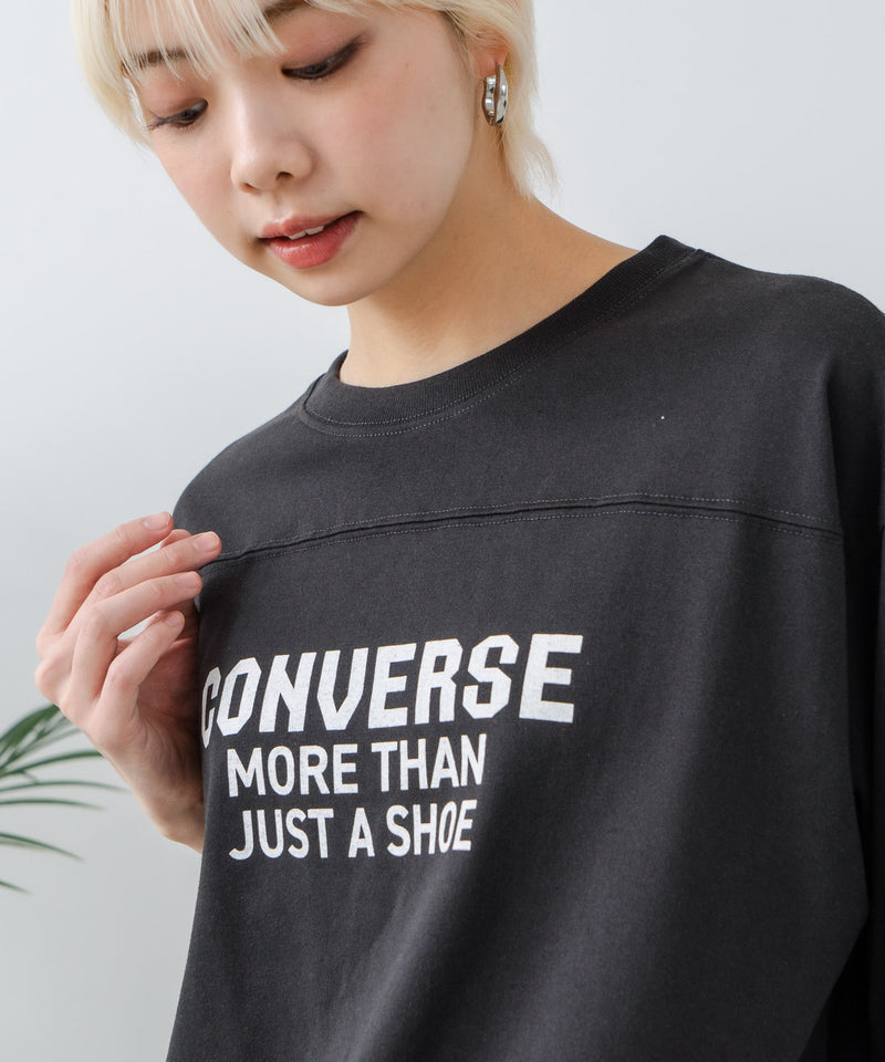 ８分袖裾 ラウンド Tシャツ CONVERSE コンバース