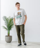 ZEROSTAIN プリントTシャツ 汗染みの目立ちにくいTシャツ 防汚 ＵＶカット ワーゲンバスライク フィッシング 釣り トラウト