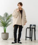 【C-FORT POINT/フォートポイント】リバーシブルスタンドブルゾン