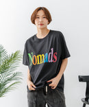 【C-FORT POINT/フォートポイント】カラフルロゴプリント ワイドシルエットTシャツ 韓国ファッション 部屋着 ワンマイル 春夏 ゆったり 綿100% ❘ジーンズメイト公式オンラインショップ