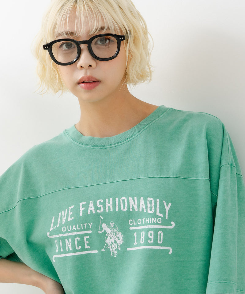 ピグメントプリントＴシャツ【U.S. POLO ASSN./ユーエスポロアッスン】　　　　　　　　　　　　　　　　　　　　　　　　　　　　　　　　　　　　　　　　　　　　　　　　　　　　　　　　　　　　
