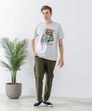 ZEROSTAIN プリントTシャツ 汗染みの目立ちにくいTシャツ 防汚 ＵＶカット ワーゲンバスライク フィッシング 釣り トラウト