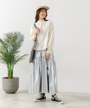 【FORT POINT/フォートポイント】ハイネック ボリューム袖 ロンＴ