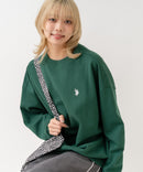 【U.S. POLO ASSN./ユーエスポロアッスン】【程よくゆとりを持たせたベーシックなシルエット】ワンポイントロゴ ダンボールスウェット ダンボールニット 軽量 ハリ感 美シルエット ❘ジーンズメイト公式オンラインショップ