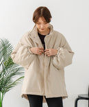 【C-FORT POINT/フォートポイント】リバーシブルスタンドブルゾン