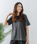 【汗染みの目立ちにくいTシャツ ZEROSTAIN/ゼロステイン】ロールカフサイドスリットTシャツ 撥水・UVカット機能付き レディース 快適Tシャツ zo