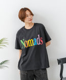 【C-FORT POINT/フォートポイント】カラフルロゴプリント ワイドシルエットTシャツ 韓国ファッション 部屋着 ワンマイル 春夏 ゆったり 綿100% ❘ジーンズメイト公式オンラインショップ