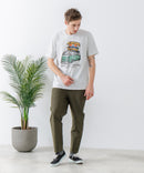 ZEROSTAIN プリントTシャツ 汗染みの目立ちにくいTシャツ 防汚 ＵＶカット ワーゲンバスライク フィッシング 釣り トラウト