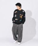 【THRASHER/スラッシャー】ワイドバルーンデニムパンツ zo