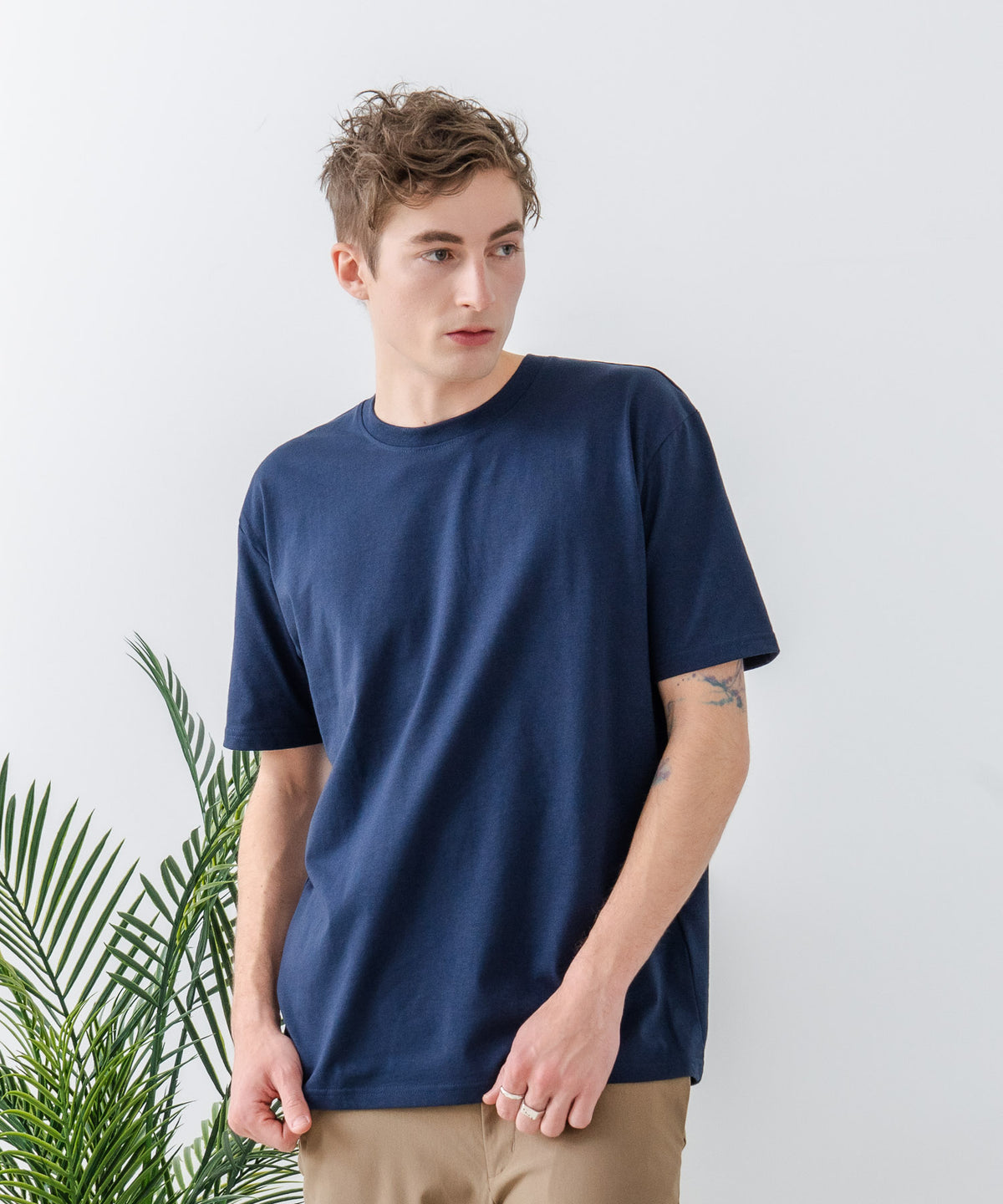ZEROSTAIN クルーネック Tシャツ 防汚 UVカット 汗染みの目立ち