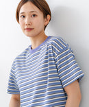 【C-FORT POINT/フォートポイント】ボーダークロップド丈Ｔシャツ