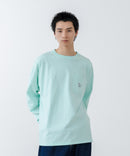 【GLOW DOG/グロウドッグ】ポケット付き DOGアイコンワンポイント ロンT