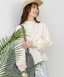 【FORT POINT/フォートポイント】ハイネック ボリューム袖 ロンＴ