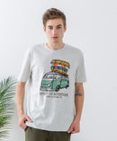 ZEROSTAIN プリントTシャツ 汗染みの目立ちにくいTシャツ 防汚 ＵＶカット ワーゲンバスライク フィッシング 釣り トラウト