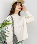 【FORT POINT/フォートポイント】ハイネック ボリューム袖 ロンＴ