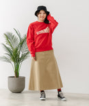 【CONVERSE/コンバース】クラックロゴ グラフィック スウェットトレーナー