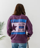 【CONVERSE/コンバース】バッグプリント ブランドロゴ スウェットトレーナー