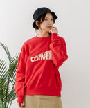 【CONVERSE/コンバース】クラックロゴ グラフィック スウェットトレーナー