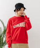 【CONVERSE/コンバース】クラックロゴ グラフィック スウェットトレーナー