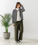 【FORT POINT/フォートポイント】バスク天竺 クルーネック カーディガン