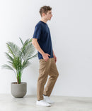 快適！スーパーストレッチイージーパンツ イージーケア 接触冷感 前開き ウエストゴム UVカット【Blue Standard:ブルースタンダード】